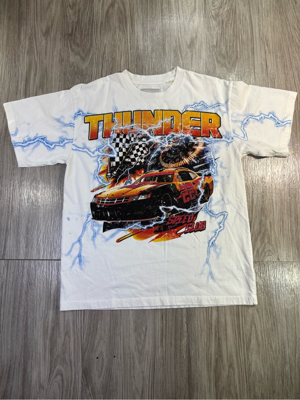 NASCAR Pacsun Thunder Speed Club Graphic T Shirt Size Medium Racing Team 2024